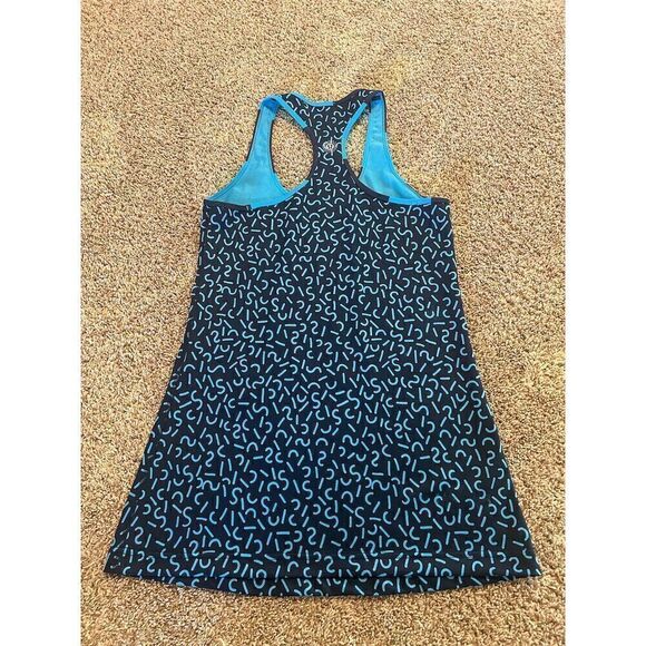 Lululemon Women's SeaWheeze Racerback Tank Blue Squiggles Standard Size 4 - Picture 4 of 8